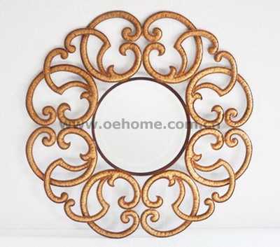 8331 High quality starburst metal mirror, salon mirror